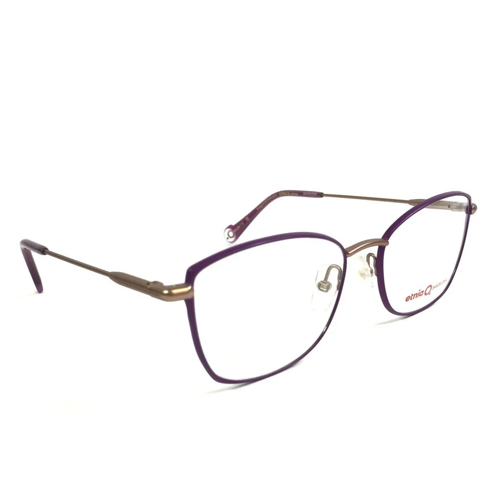 Etnia Barcelona Eyeglasses Frames DORIA PUPG Purple Pink Gold Cat Eye 55-18-142